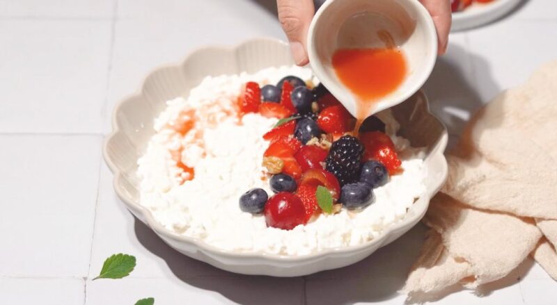 Cottage Cheese with fruit